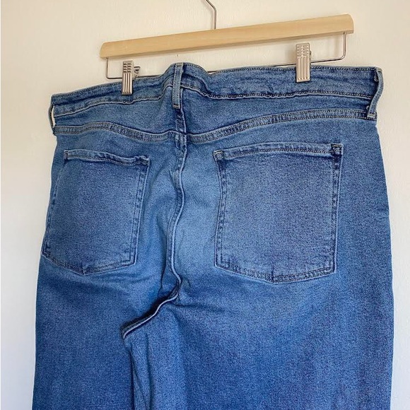 Old Navy Blue Sky High Wide Leg Jeans Size 18 - Picture 16 of 16